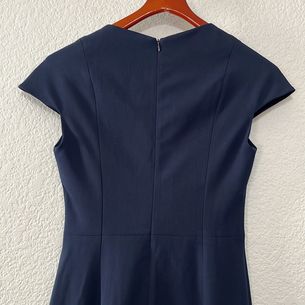 MM LAFLEUR Ashley Indigo Blue Sheath Academia Dress - Picture 8 of 13